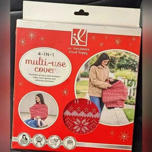 JL Childress 4-in-1 Multi-Use Cover Infant Car‎ Seat Nursing Shopping Cart NEW